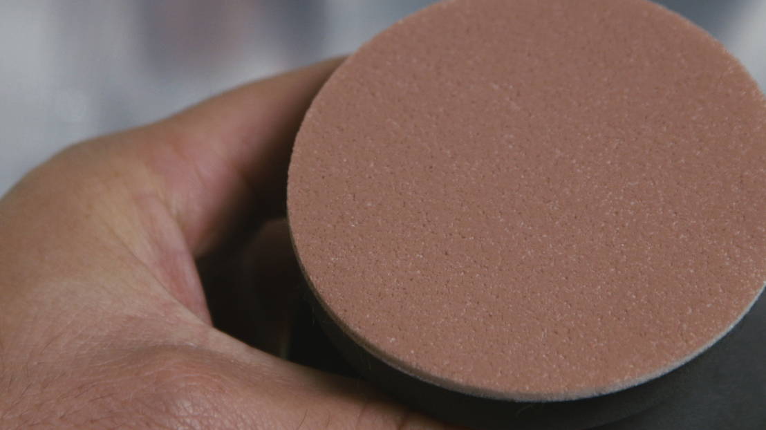 5.Sand again with a finer grit disk